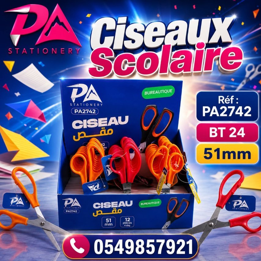 Ciseaux scolaires PA2742 PA2742
