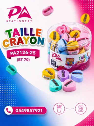 Taille-crayon cœur PA2126 PA2126-25