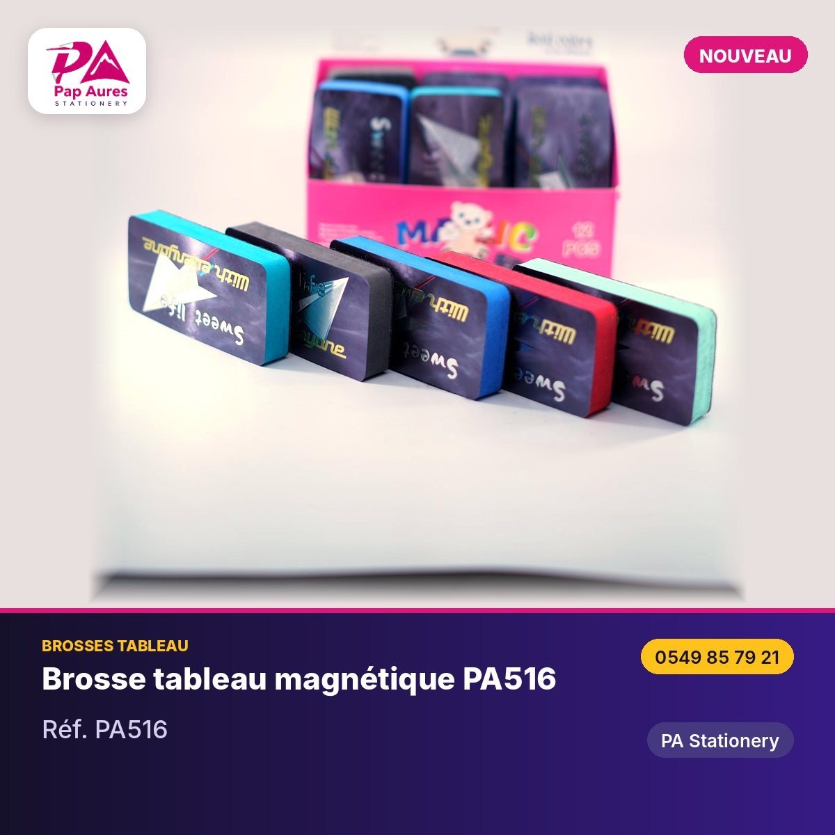 Brosse tableau magnétique PA516 — PA Stationery