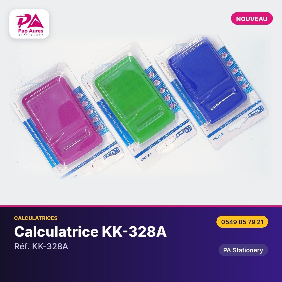 Calculatrice KK-328A — PA Stationery
