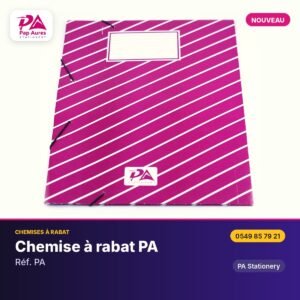 Chemise à rabat PA – PA Stationery