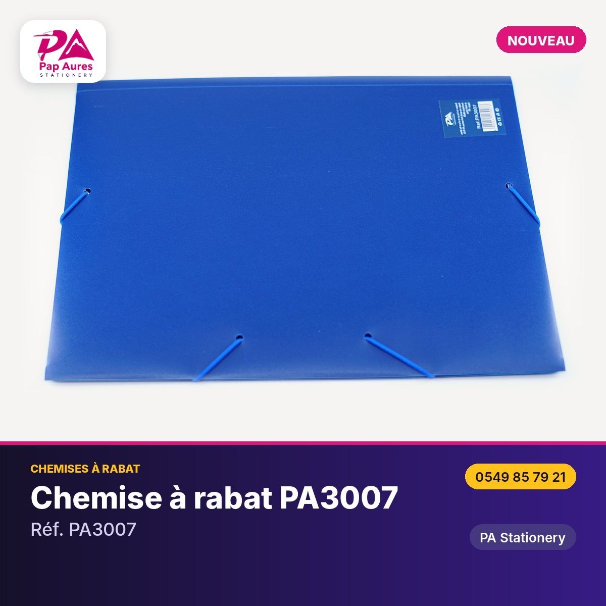 Chemise à rabat PA3007 — PA Stationery