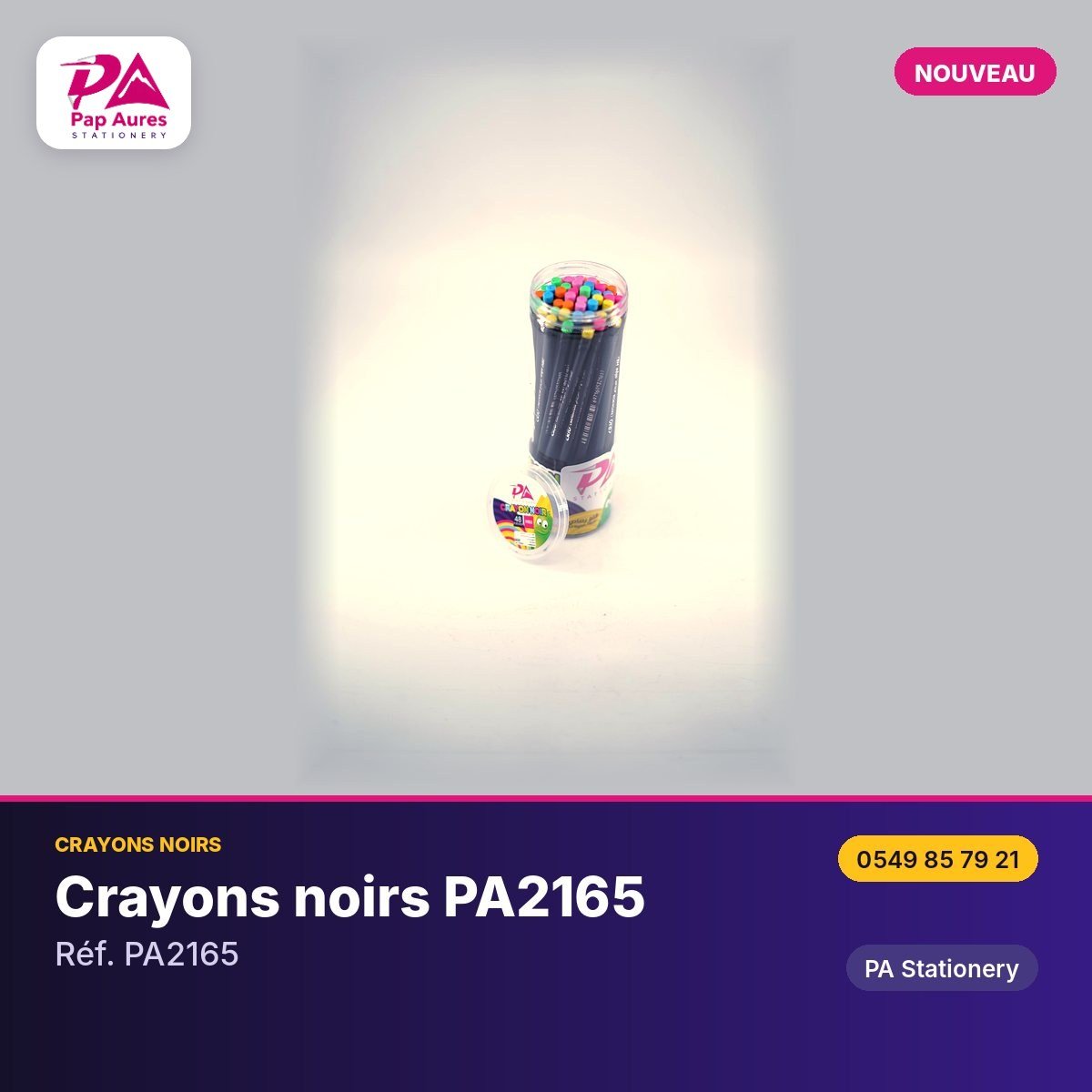 Crayons noirs PA2165 — PA Stationery