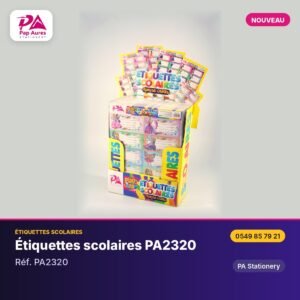 Étiquettes scolaires PA2320 – PA Stationery