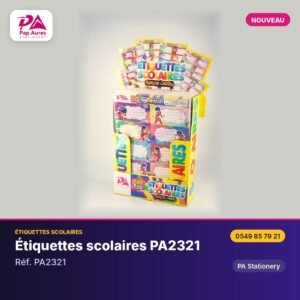 Étiquettes scolaires PA2321 – PA Stationery