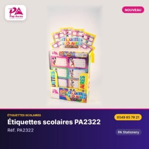 Étiquettes scolaires PA2322 – PA Stationery