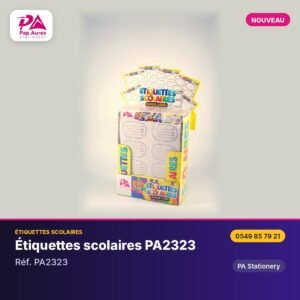Étiquettes scolaires PA2323 – PA Stationery
