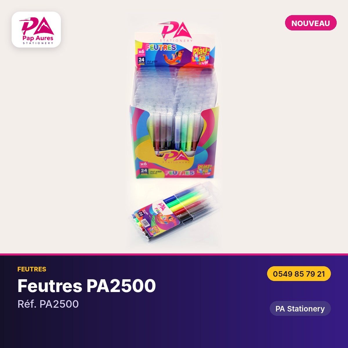 Feutres PA2500 — PA Stationery