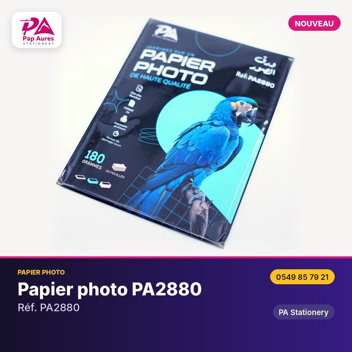 Papier photo PA2880 — PA Stationery