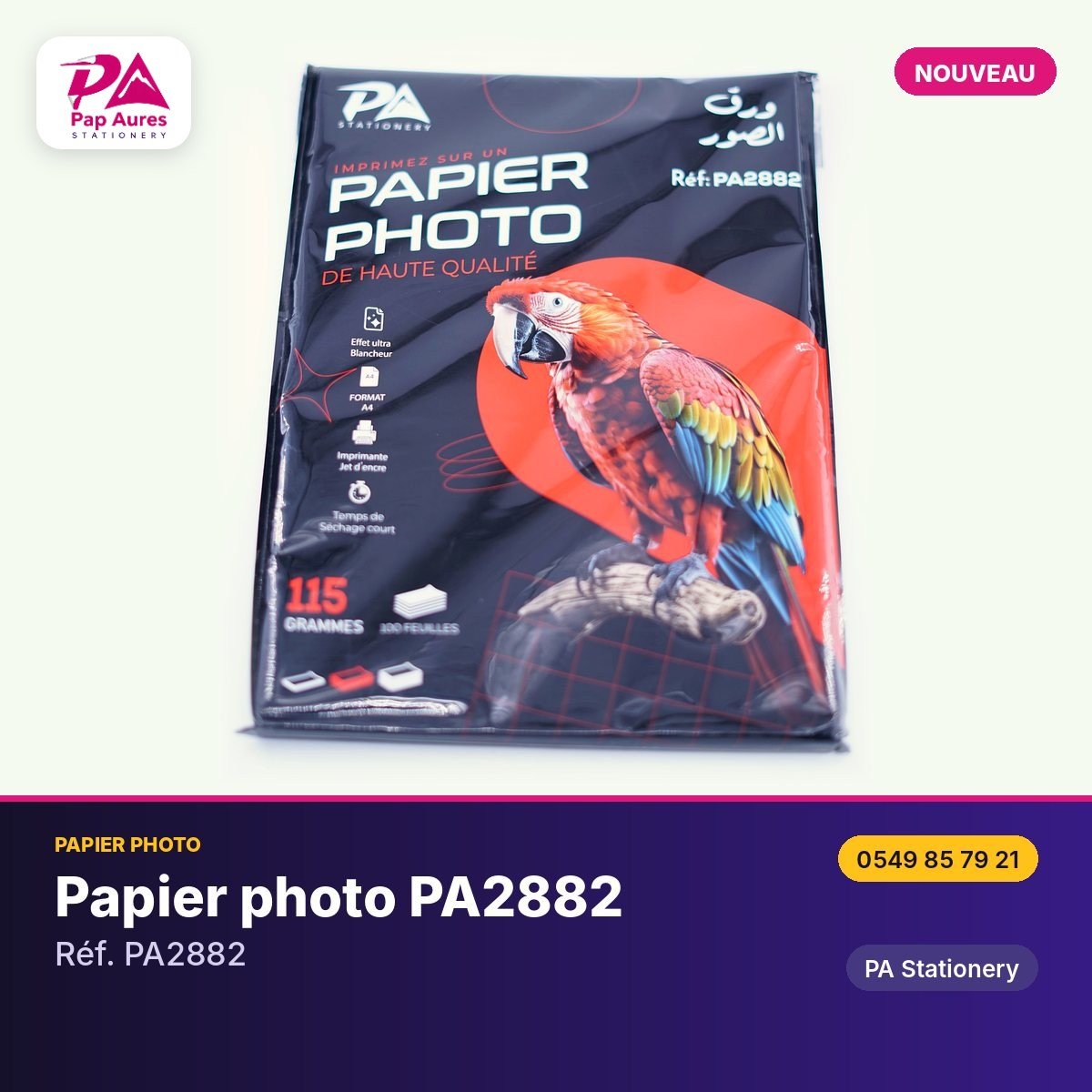 Papier photo PA2882 — PA Stationery