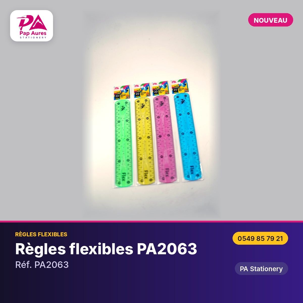 Règles flexibles PA2063 — PA Stationery