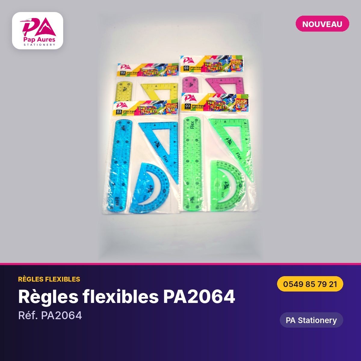 Règles flexibles PA2064 — PA Stationery